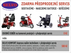 Elektrický vozík skútr SELVO 3500