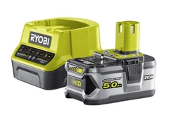 Sada nabíječka a akumulátor RYOBI RC18120-150 ONE+ 18V (RC18120 + RB18L50)