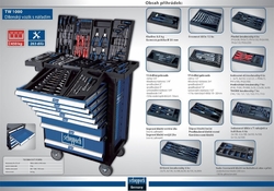 Dílenský vozík s nářadím SCHEPPACH TW 1000
