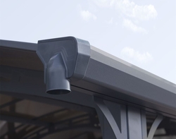 Hliníkový přístřešek na auto s obloukovou střechou PALRAM ARCADIA 4300
