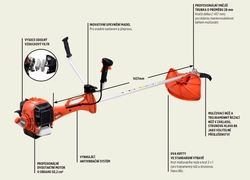 Křovinořez ECHO BCLS-520ES