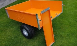 Přívěsný vozík VARES TR220S POZINK PLUS+ pro zahradní traktor