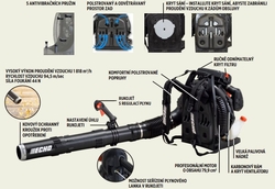 Motorový zádový foukač listí ECHO PB-8010