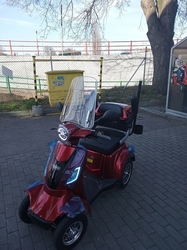 Větrný štít na elektrický vozík SELVO 3500, 31000 a 41000