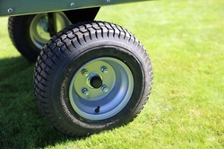 Přívěsný vozík VARES TRVMS NEREZ pro zahradní traktor - EXKLUZIVNÍ EDICE