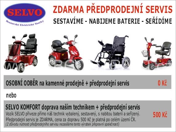 Elektrický vozík skútr SELVO 3500