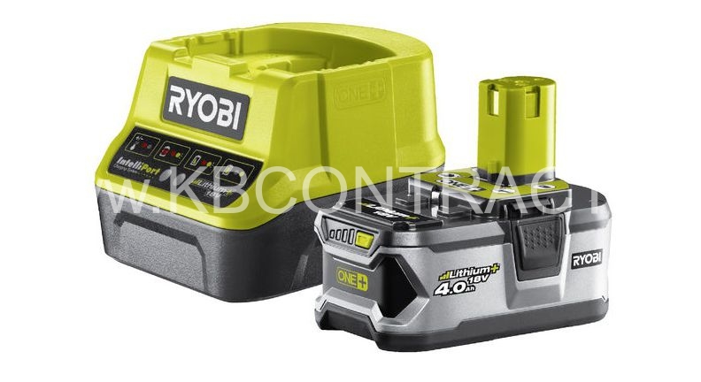 Sada nabíječka a akumulátor RYOBI RC18120-140 ONE+ 18V (RC18120 + RB18L40)
