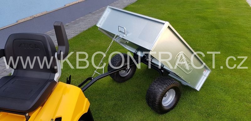 Přívěsný vozík VARES TRVMS POZINK pro zahradní traktor